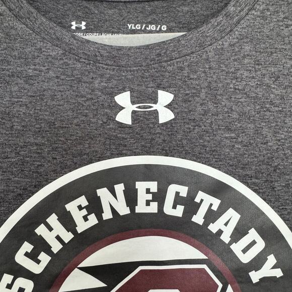 Under Armour Dri Fit 'Schenectady Chargers' Long Sleeve Tee in Gray - Picture 4 of 6
